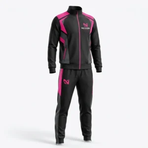 Custom Tennis Tracksuit Design 4 – tennis tracksuit mock-up made by Naxon Sports, Sialkot