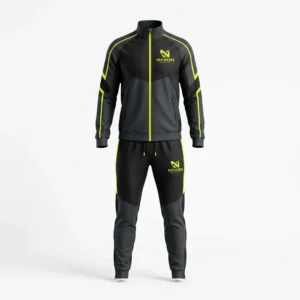 Custom Tennis Tracksuit Design 9 – tennis tracksuit mock-up made by Naxon Sports, Sialkot