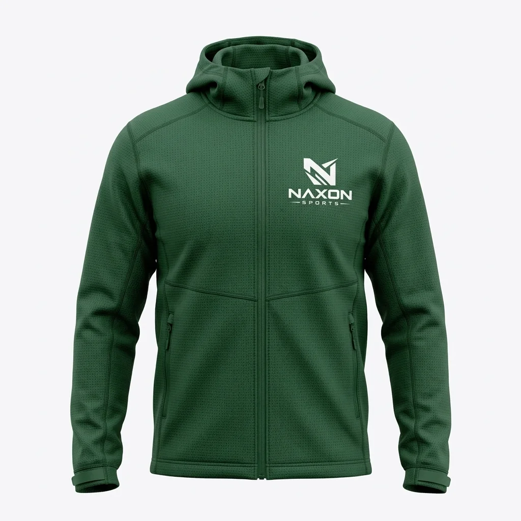 Custom thermal jacket front by Naxon Sports