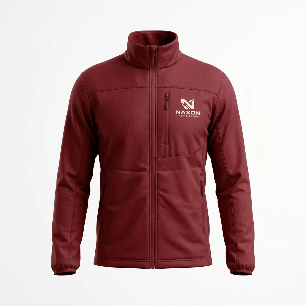 Custom thermal jacket front by Naxon Sports
