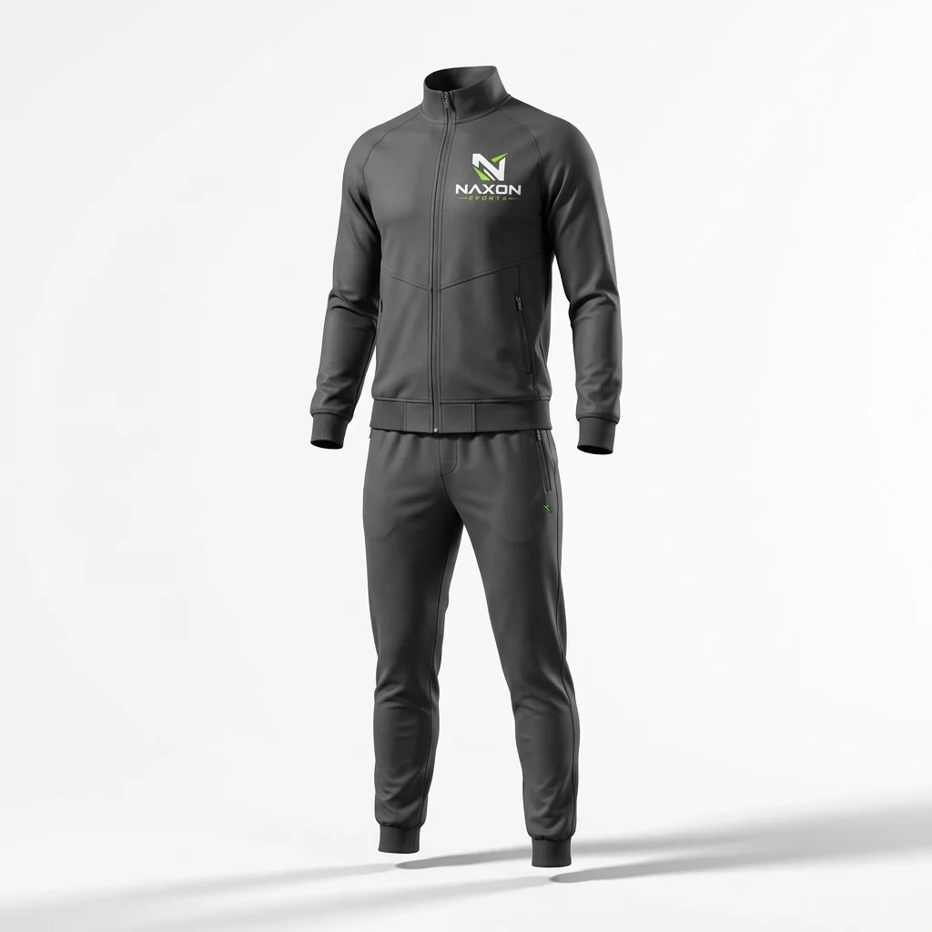 Custom Tracksuit Design 16 – tracksuit mock-up made by Naxon Sports, Sialkot