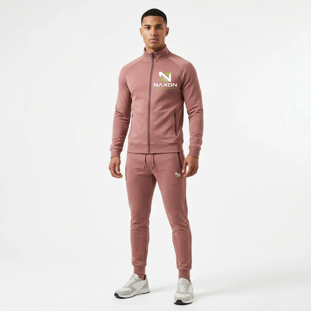 Custom Tracksuit Design 18 – tracksuit mock-up made by Naxon Sports, Sialkot