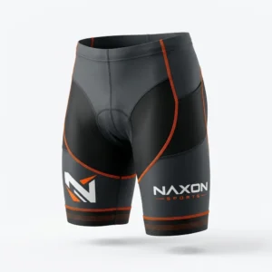 Custom Triathlon Shorts Design 5 – triathlon shorts mock-up made by Naxon Sports, Sialkot