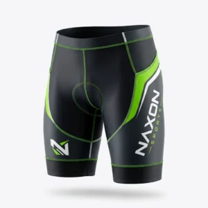 Custom Triathlon Shorts Design 6 – triathlon shorts mock-up made by Naxon Sports, Sialkot