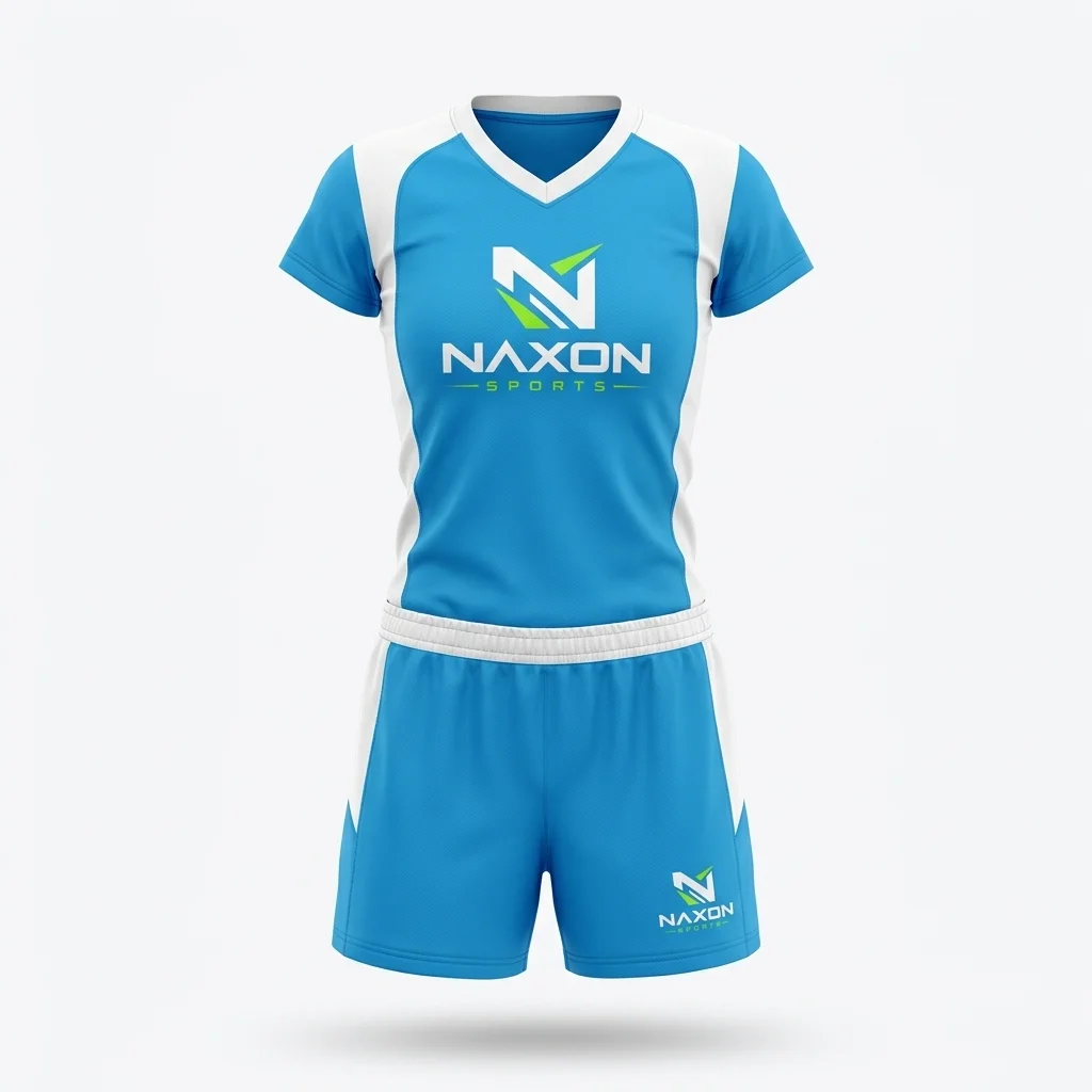 Custom volleyball team uniform by Naxon Sports