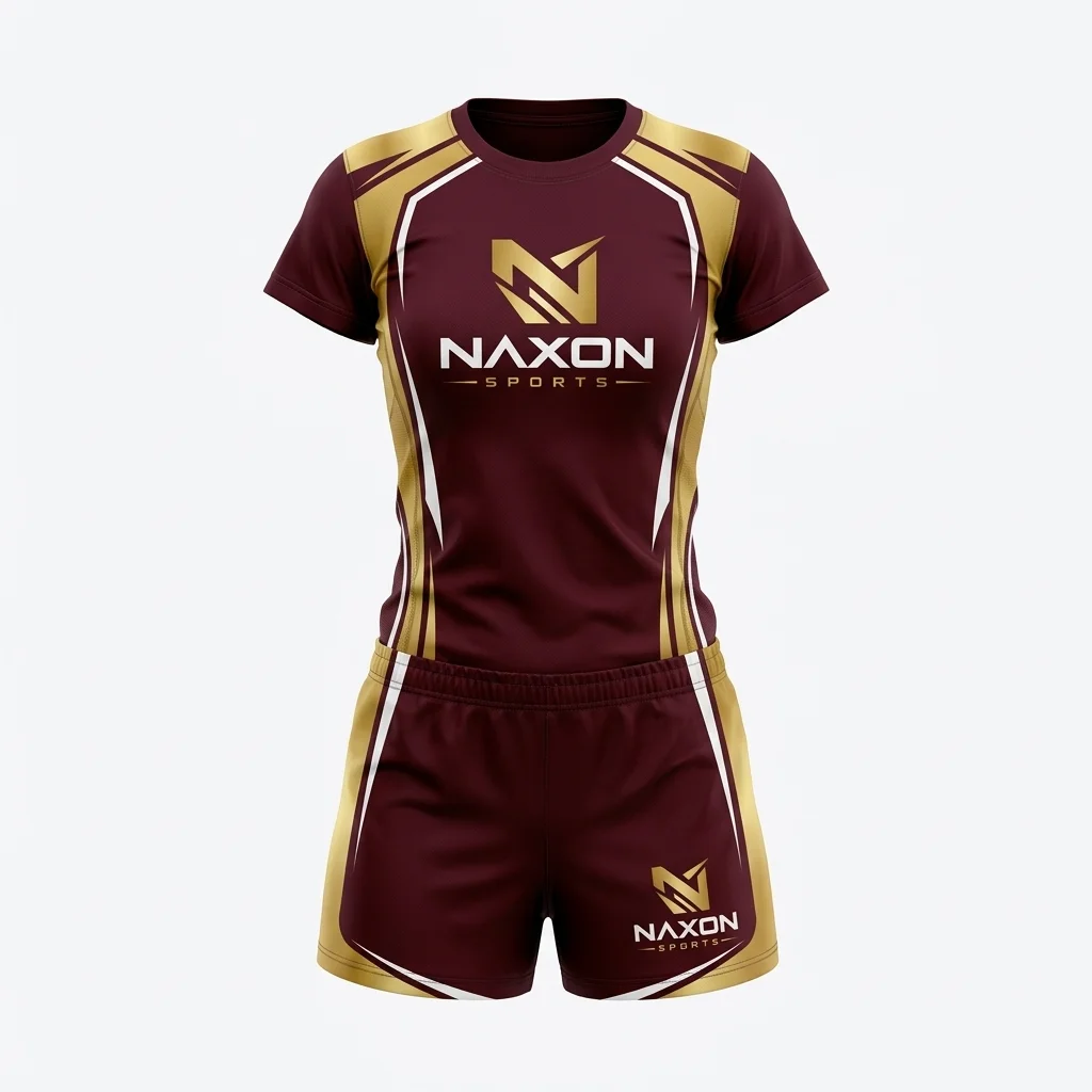 Custom volleyball team uniform by Naxon Sports