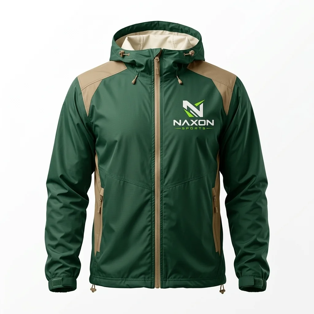 Custom windbreaker jacket by Naxon Sports