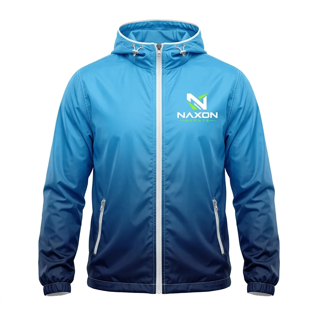 Custom windbreaker jacket by Naxon Sports