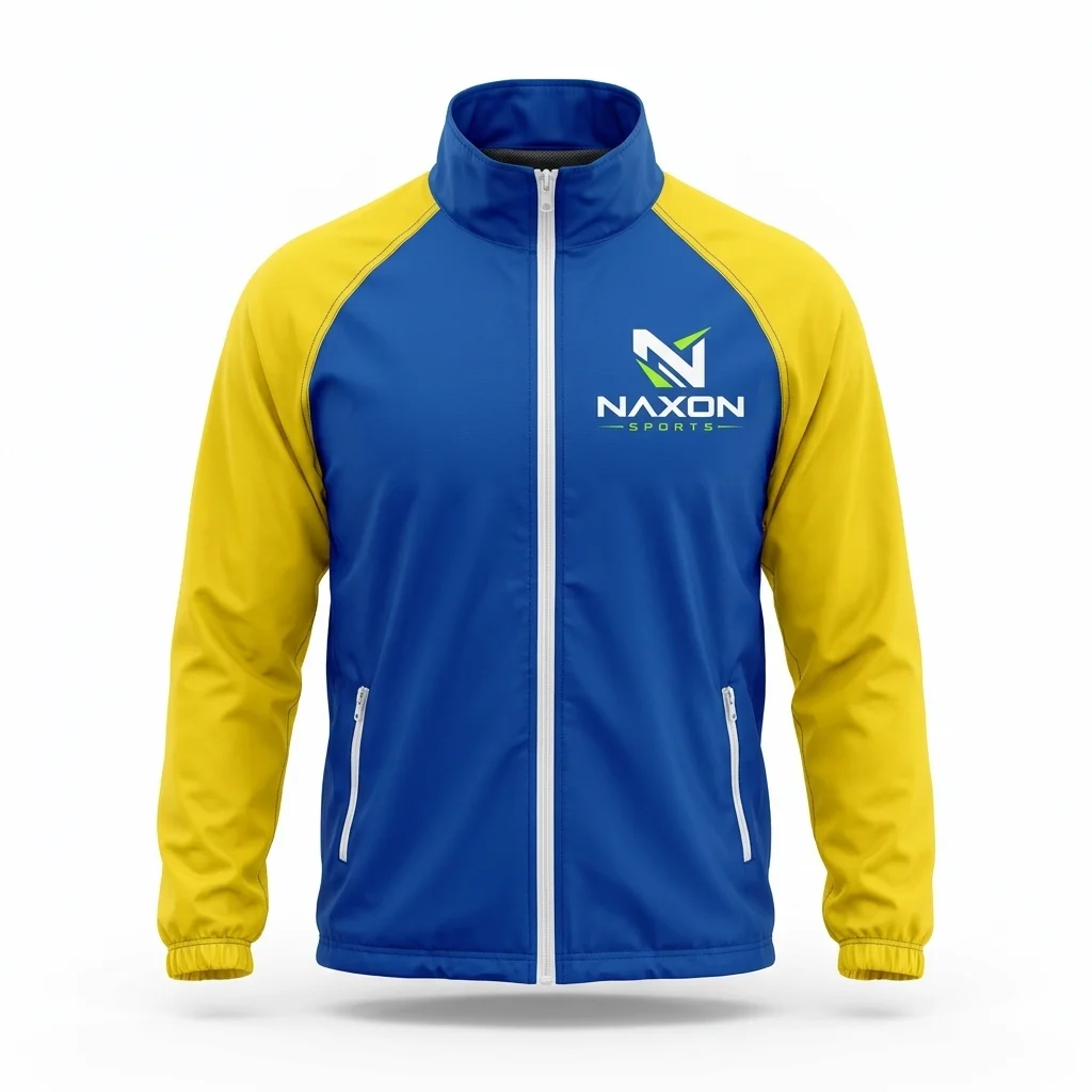 Custom windbreaker jacket by Naxon Sports