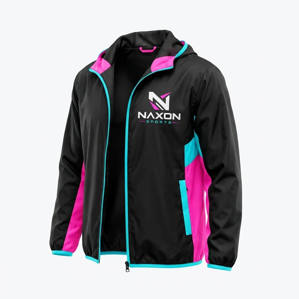 Custom windbreaker by Naxon Sports