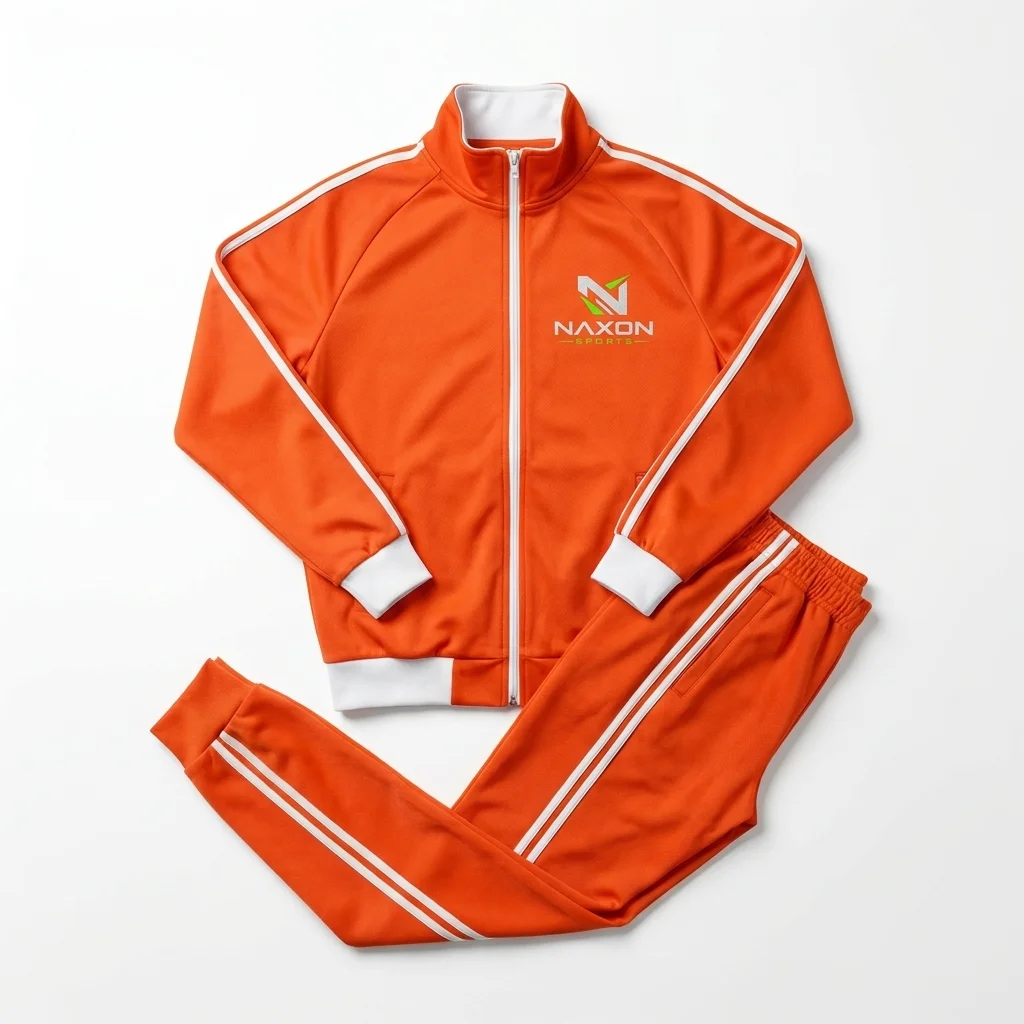 Custom zip-up tracksuit by Naxon Sports