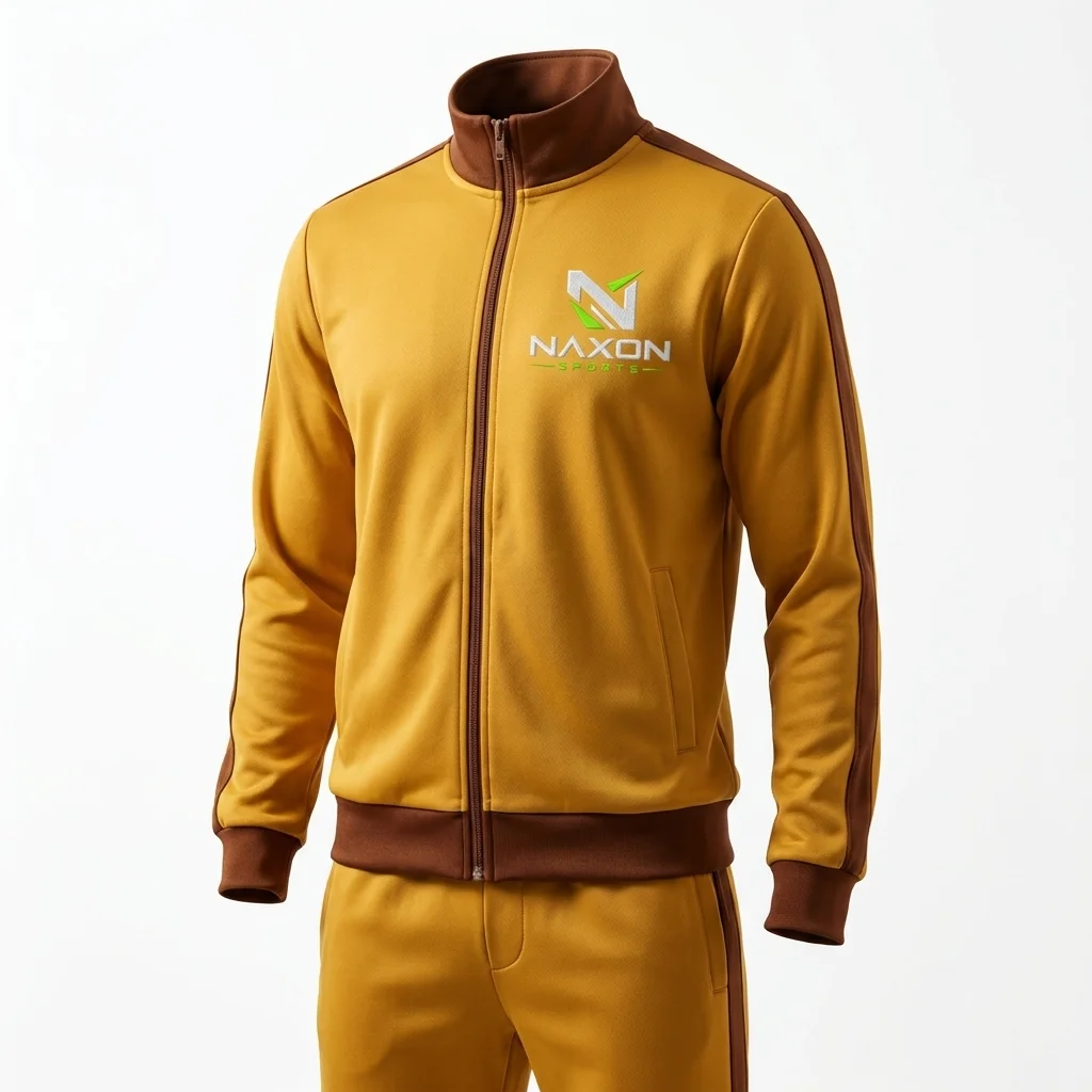 Custom zip-up tracksuit by Naxon Sports