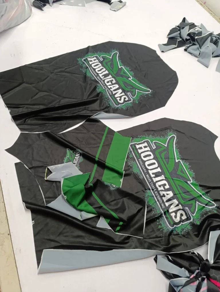 Custom black and green printed jackets – made by Naxon Sports